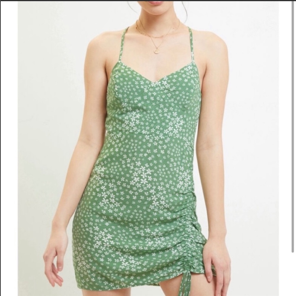PacSun LA hearts green dress